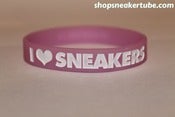 Image of I Love Sneakers "Glow In The Dark" Wristband [Light Purple]