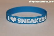 Image of I Love Sneakers "Glow In The Dark" Wristband [Light Blue]