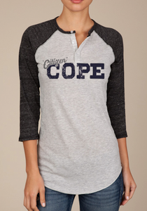 Image of Unisex - COPE 3/4 Sleeve Raglan