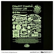 Image of Filter017「FCL OUTDOOR LAB」Screen Printing Poster-Combined purchase Collection.