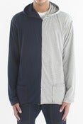 Image of Hooded Double Color T-Shirt