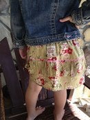 Image of Cranberry & Olive Striped/Floral Mini