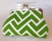 Image of Green Geometric Clutch