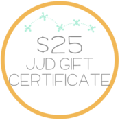 Image of $25 JJD Gift Certificate