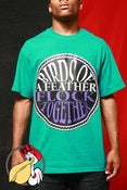 Image of BIRDS OF A FEATHER TEE - RED/GREY Sweatshirt