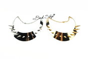 Image of Spike Mirrors Neck Choker Cuff Collar Necklace