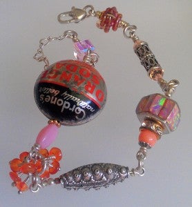 Image of Island Sunset collage bracelet