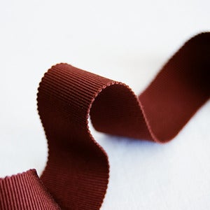 Image of Petersham Ribbon - Coffee