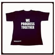 Image of We Progress Together Tee (Black)