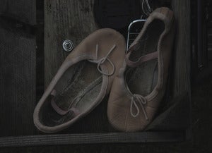 Image of Line+Liv postcard ° ballet shoes