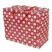 Image of Jumbo storage bag - red doily