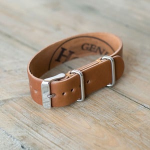Image of W&F Passthrough Watchstrap - Cordovan Whiskey