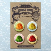 Image of Magic Jellies Button Badge Set
