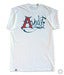 Image of Blue/Red Script Tee