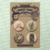 Image of Memoryland No 2 Button Badge Set