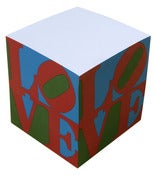 Image of multi-colored love notepad
