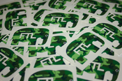 Image of Camouflage FTL Elephant Stickers (Limited Edition)
