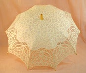 Image of Lace Parasol Ivory