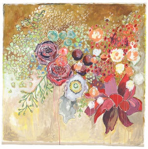 Image of flowers for katie 40"x40"