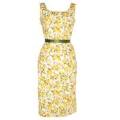 Image of Lemon Vintage Inspired Floral Dress