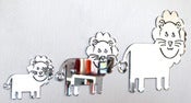 Image of Shatterproof Lion Family Mirrors