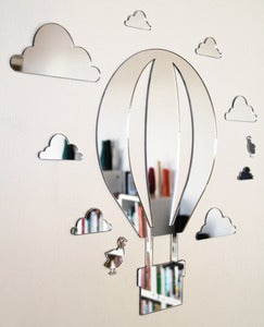 Image of Shatterproof Hot Air Balloon Mirror Set