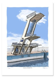 Image of Canberra Olympic Pool print