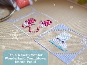 Image of Cosmo Embroidery Floss Palette : Kawaii Winter Wonderland Countdown