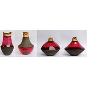 Image of Pia Wustenberg: Red Stacking Vessels