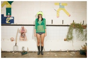 Image of GREEN SAILOR BLOUSE