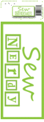 Image of Sew Nerdy ~ Car Decal (Lime Tree Green)
