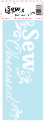 Image of Sew Obsessed Car Decal (Winter White)