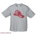 Image of 3rd Birthday Shirt - Fire Helmet Number 3 T-Shirt 1183 Red Ink