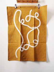 Image of Tea Towel (yellow or blue)