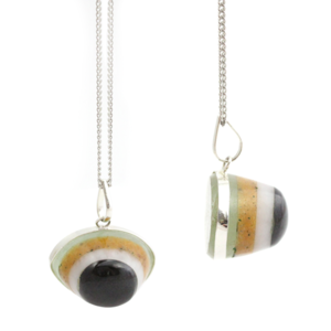 Image of Shiva. Gemstone Eye Necklace
