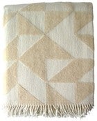 Image of Beige Twist a Twill blanket