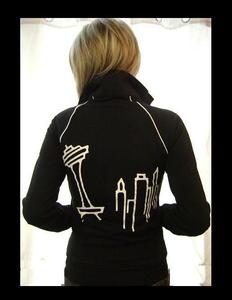 Image of Skyline Track Jacket (Unisex) (Ladies Pic)