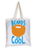 Image of beards are cool!!!! ginger hair tote shopping or beach bag
