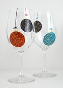 Image of Christmas Ornaments Wine Glasses-2 Piece Collection 