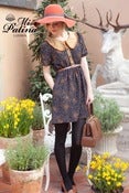Image of Milk Maid Dress (navy)