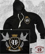Image of Hatewear Crown Crest Zip Up Hoodie