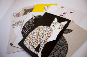 Image of  Animal Post Card Set by Gingiber