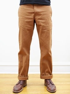 Image of Cone White Oak Brown Selvedge Canvas Miner Chinos