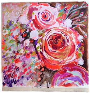 Image of flowers for kelli 19"x19.5"