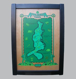 Image of appalachian trail - framed