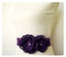 Image of Purple Chiffon Wedding Sash 