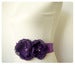 Image of Purple Chiffon Wedding Sash 