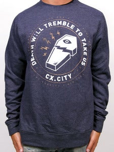 Image of BROKEN COFFIN CREW (Navy Heather)