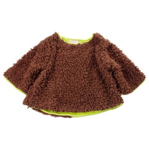 Image of franky grow | brown fur pullover