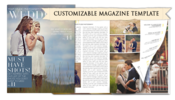 Image of Wedding Magazine Template